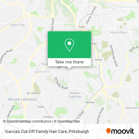 Garcia's Cut-Off Family Hair Care map