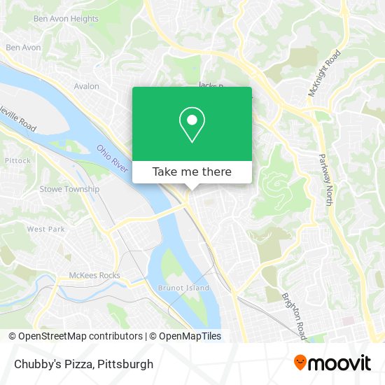 Chubby's Pizza map
