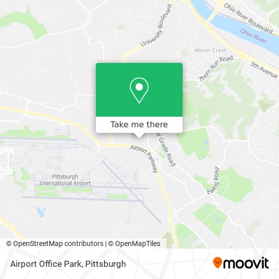 Airport Office Park map