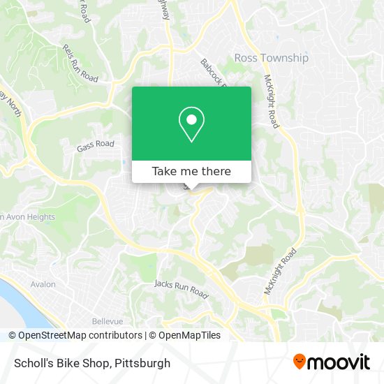 Scholl's Bike Shop map