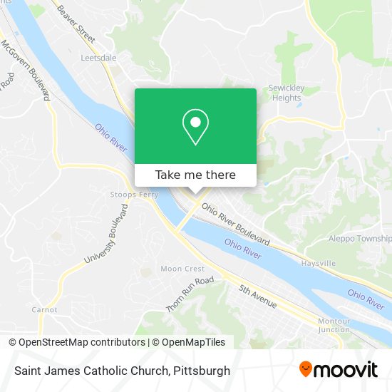 Mapa de Saint James Catholic Church
