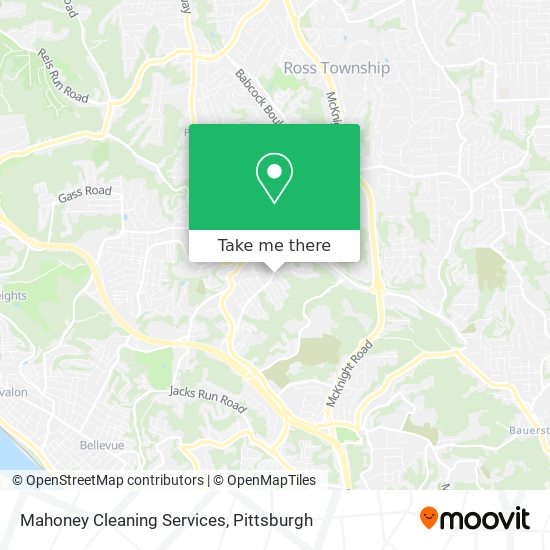 Mahoney Cleaning Services map