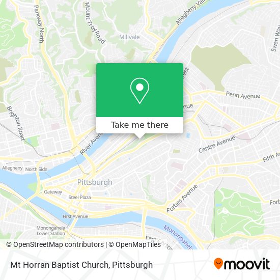 Mapa de Mt Horran Baptist Church