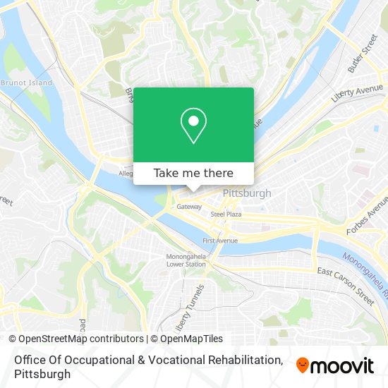 Mapa de Office Of Occupational & Vocational Rehabilitation
