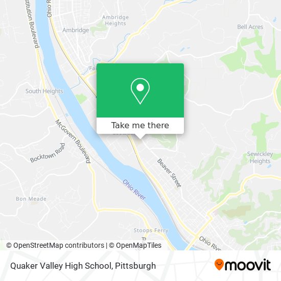 Mapa de Quaker Valley High School