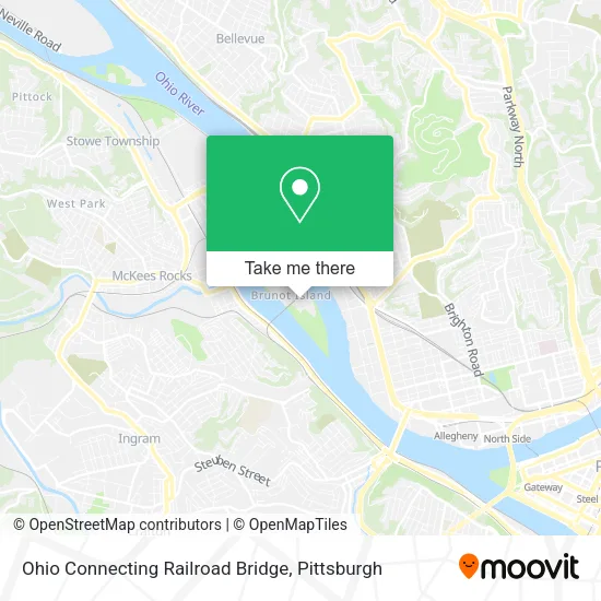 Ohio Connecting Railroad Bridge map