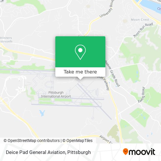 Deice Pad General Aviation map