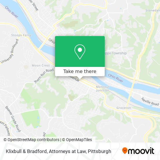 Mapa de Klixbull & Bradford, Attorneys at Law