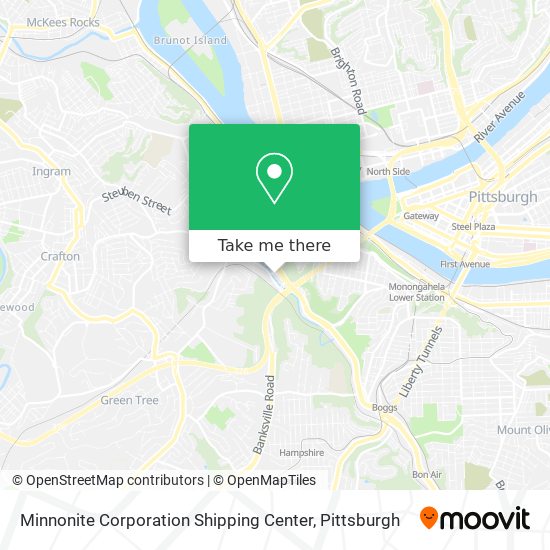 Minnonite Corporation Shipping Center map