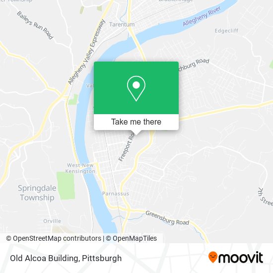 Mapa de Old Alcoa Building
