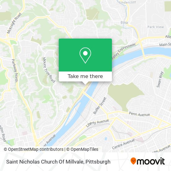 Saint Nicholas Church Of Millvale map