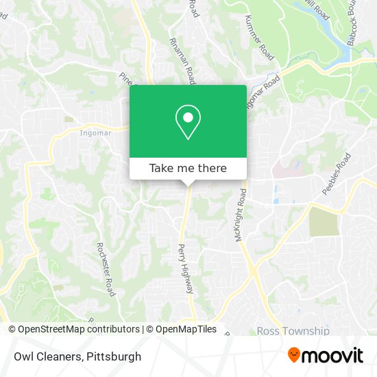 Owl Cleaners map