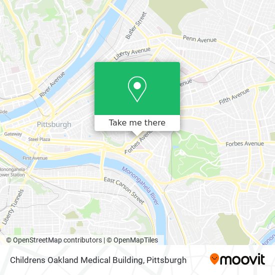 Childrens Oakland Medical Building map