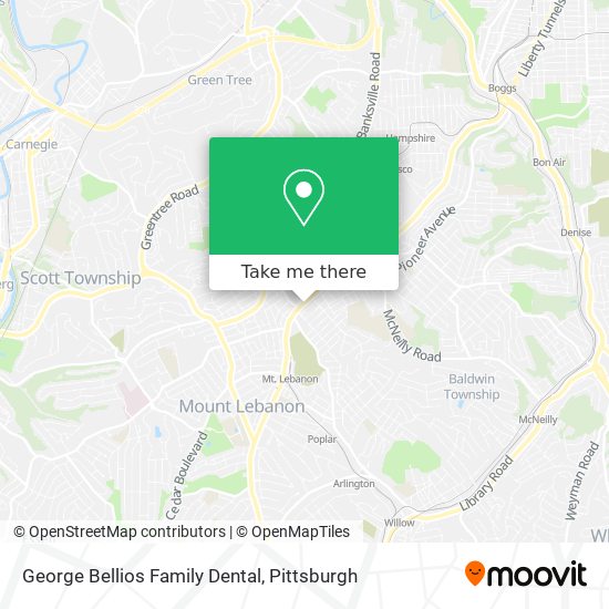 Mapa de George Bellios Family Dental