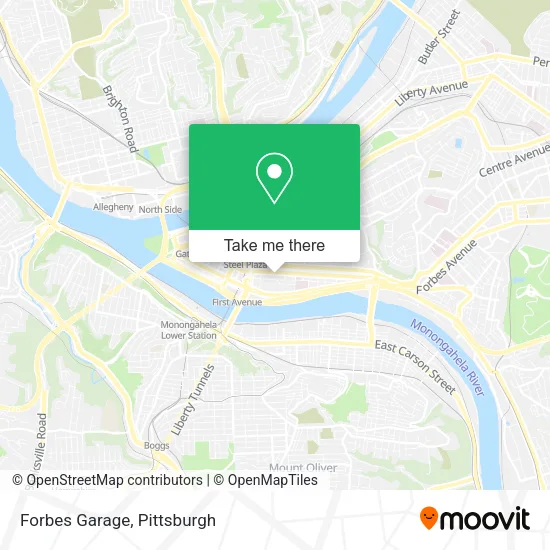 Mapa de Forbes Garage