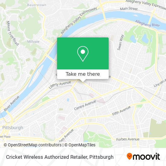 Cricket Wireless Authorized Retailer map