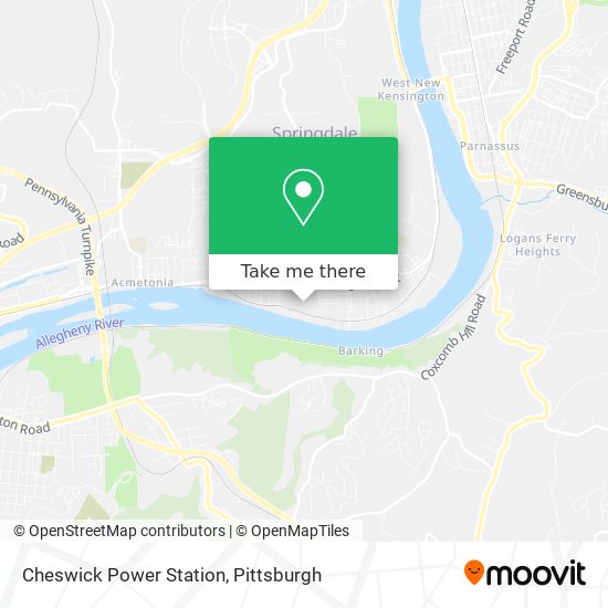 Mapa de Cheswick Power Station