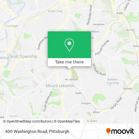 Mapa de 400 Washington Road