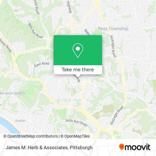 James M. Herb & Associates map