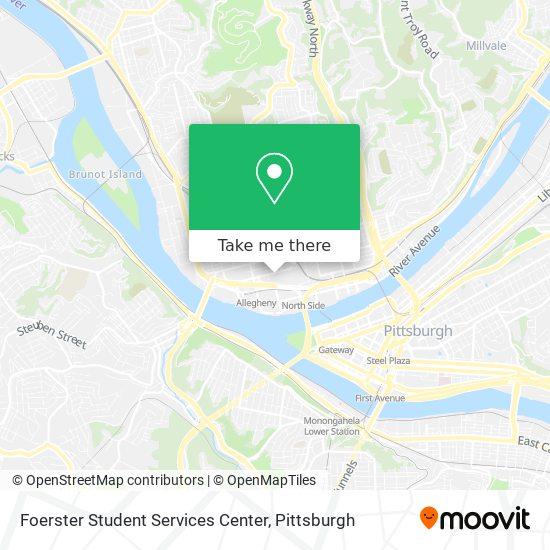 Mapa de Foerster Student Services Center