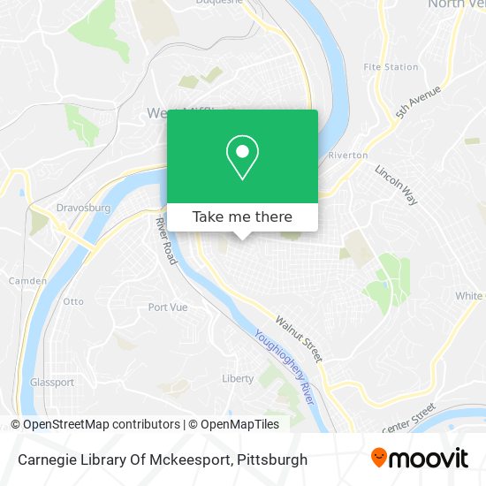 Mapa de Carnegie Library Of Mckeesport