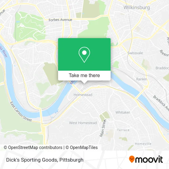 Mapa de Dick's Sporting Goods