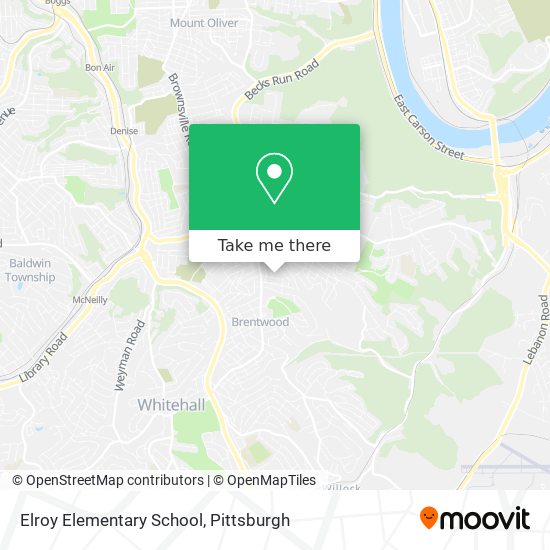 Elroy Elementary School map
