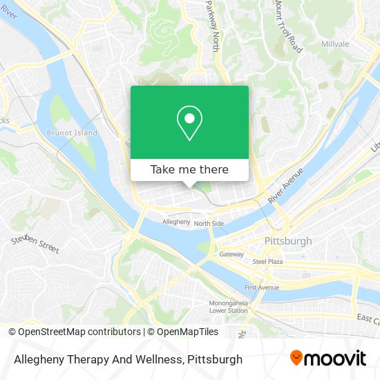 Mapa de Allegheny Therapy And Wellness