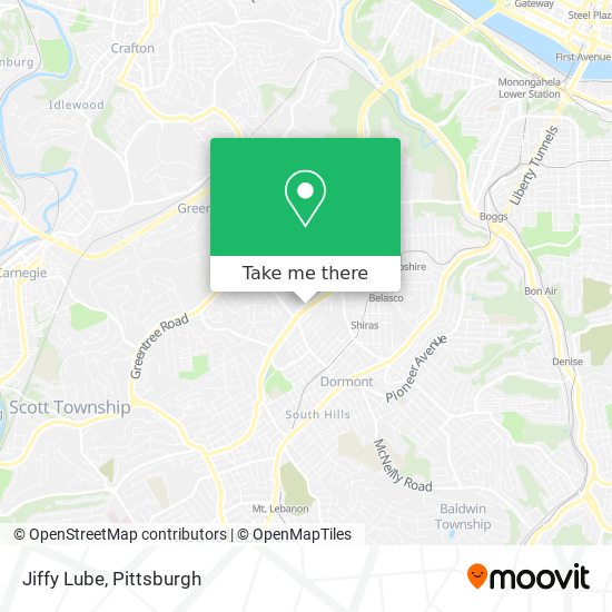 Jiffy Lube map