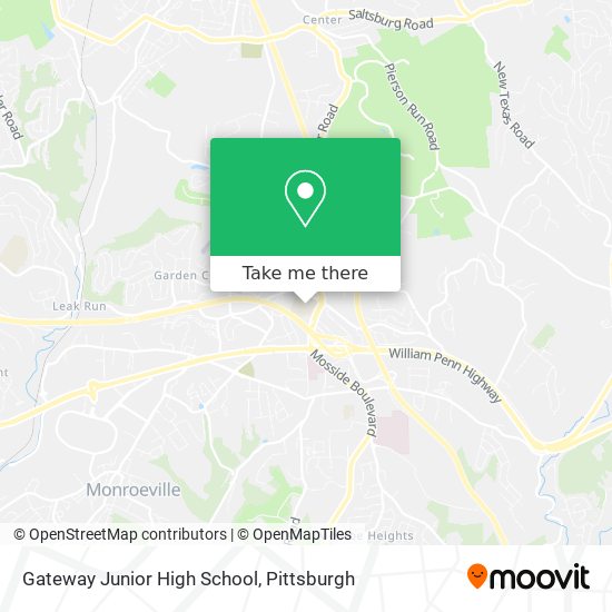 Mapa de Gateway Junior High School