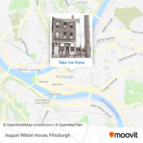 August Wilson House map