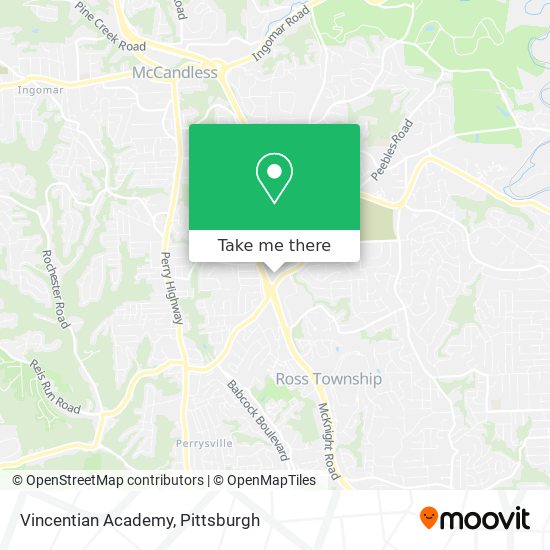 Mapa de Vincentian Academy