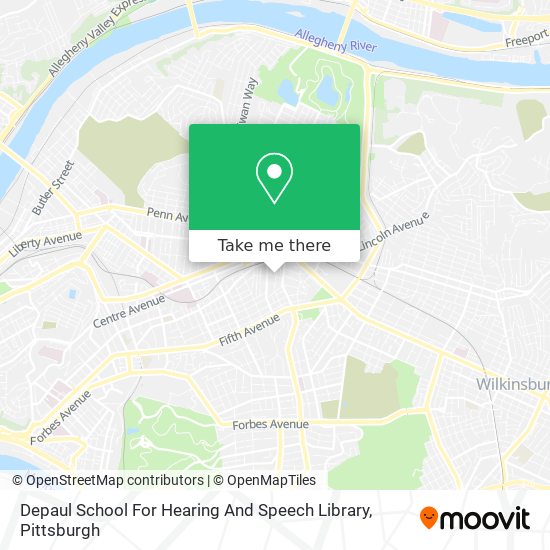 Mapa de Depaul School For Hearing And Speech Library