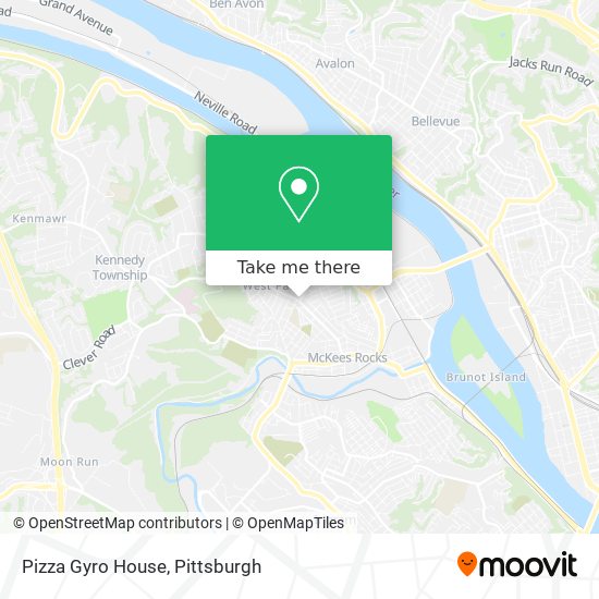 Pizza Gyro House map