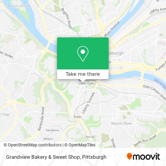 Mapa de Grandview Bakery & Sweet Shop