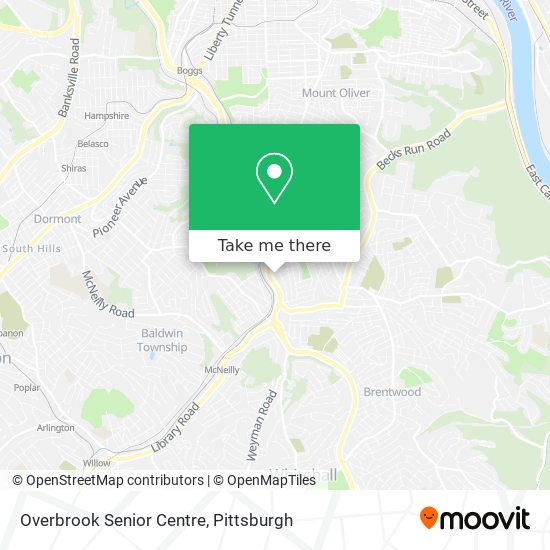 Mapa de Overbrook Senior Centre