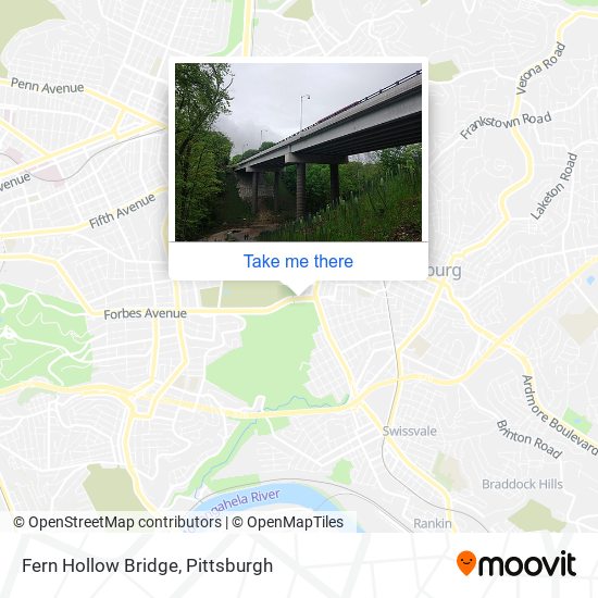 Fern Hollow Bridge map