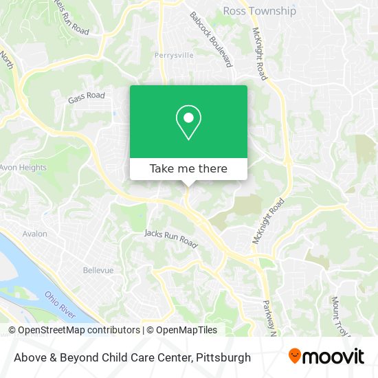 Above & Beyond Child Care Center map