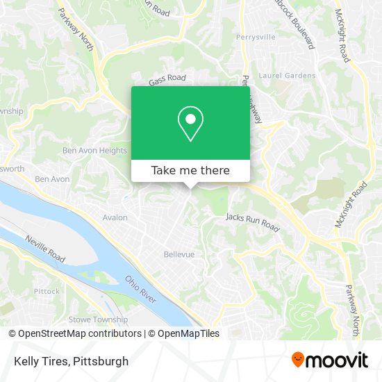 Kelly Tires map