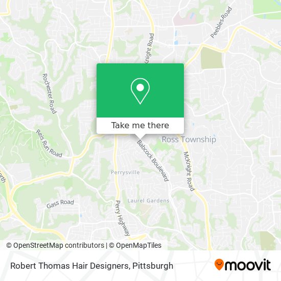 Robert Thomas Hair Designers map