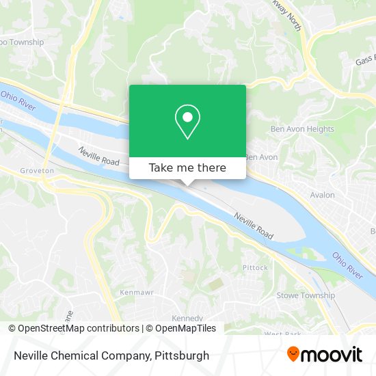 Mapa de Neville Chemical Company