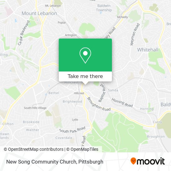 New Song Community Church map