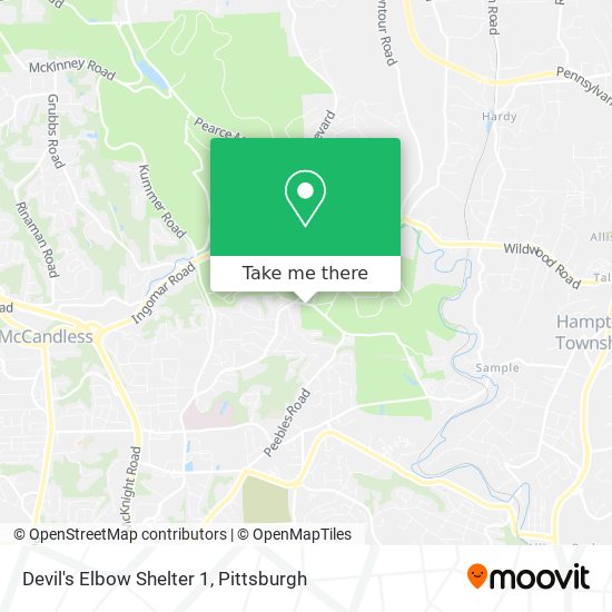 Mapa de Devil's Elbow Shelter 1