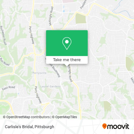 Mapa de Carlisle's Bridal