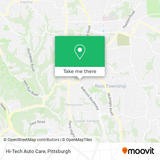 Hi-Tech Auto Care map