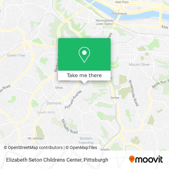Mapa de Elizabeth Seton Childrens Center