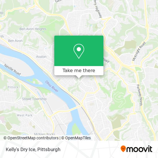 Kelly's Dry Ice map