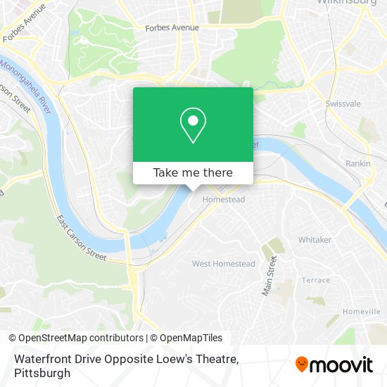 Mapa de Waterfront Drive Opposite Loew's Theatre