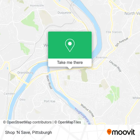Shop 'N Save map