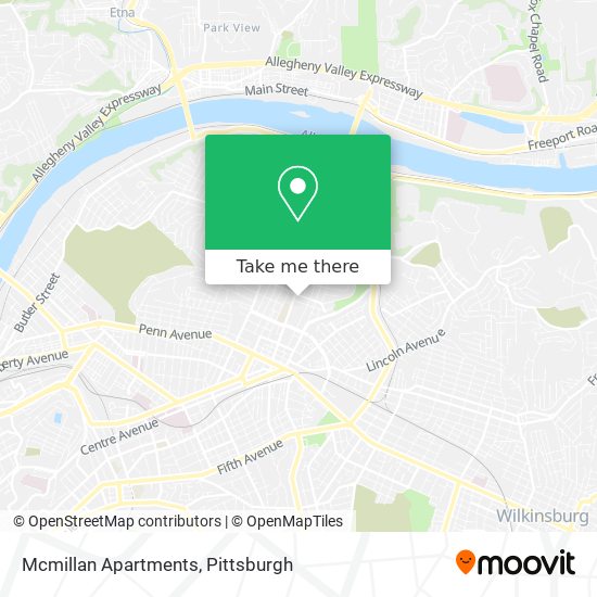 Mapa de Mcmillan Apartments